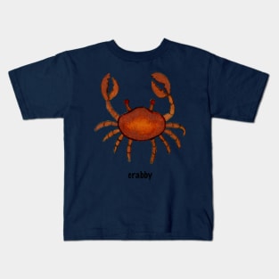 "crabby" cute crab design Kids T-Shirt